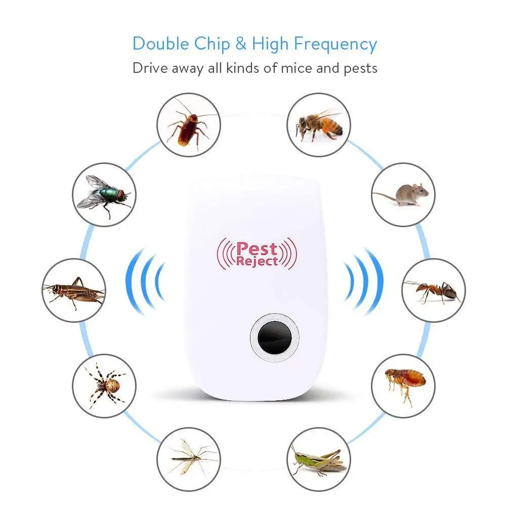 EU PLUG Electronic Ultrasonic Pest Repeller Mosquito Rejector Mouse Rat Mouse Repellent Anti Mosquito Repeller Killer Rode
EU PLUG Electronic Ultrasonic Pest Repeller Mosquito Rejector Mouse Rat Mouse Repellent Anti Mosquito Repeller Killer Rode