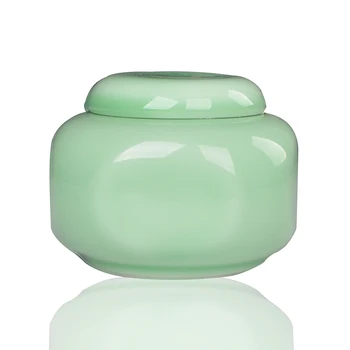 Ceramic Tea Jar 50 Grams Tea Caddy Jingdezhen Celadon Jade Porcelain Green White Porcelain Tea Accessories
Ceramic Tea Jar 50 Grams Tea Caddy Jingdezhen Celadon Jade Porcelain Green White Porcelain Tea Accessories