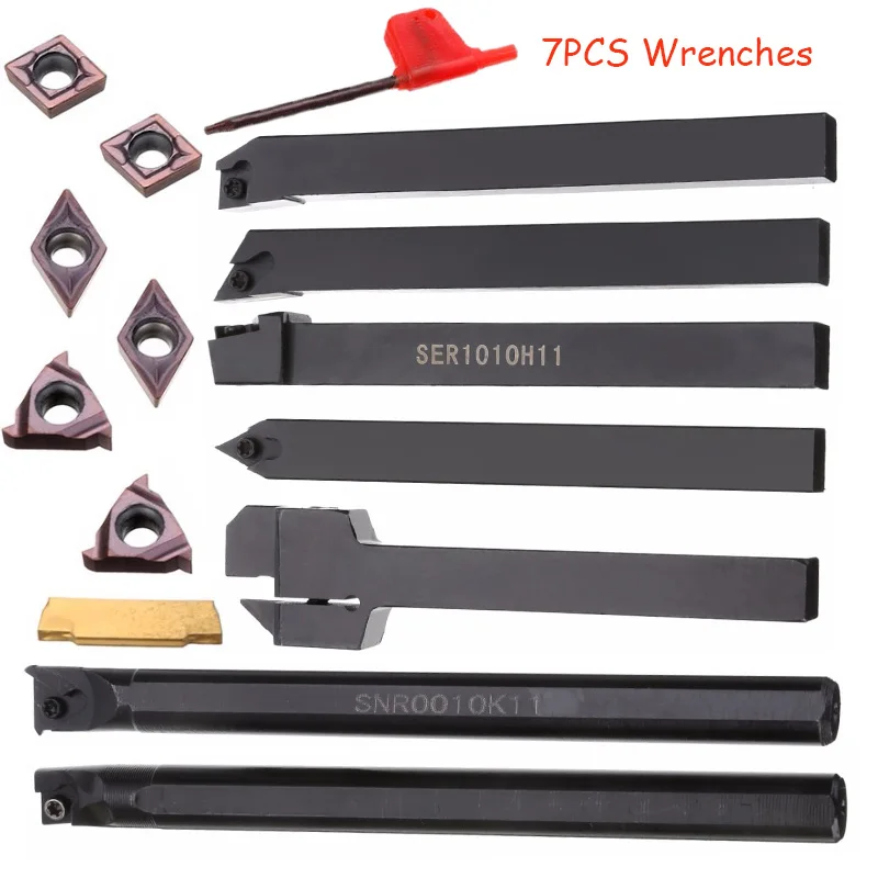 21pcs/set 10mm Shank Tool Holder Boring Bar + Carbide Inserts Set with Wrenches For Lathe Turning Tool
21pcs/set 10mm Shank Tool Holder Boring Bar + Carbide Inserts Set with Wrenches For Lathe Turning Tool