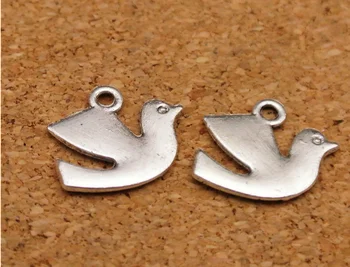 300pcs pigeon antique silver alloy Pendant charm Handmade earring bracelet necklace Jewelry Making DIY Components 16*13mm
300pcs pigeon antique silver alloy Pendant charm Handmade earring bracelet necklace Jewelry Making DIY Components 16*13mm