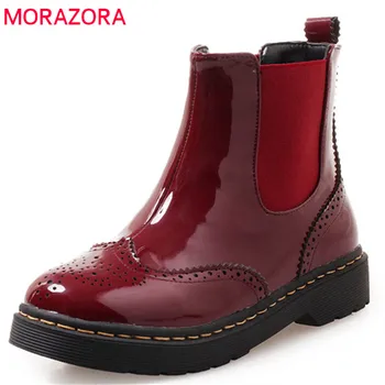MORAZORA 2020 hot sale ankle boots for women round toe slip on autumn winter boots comfortable square heels shoes boots
MORAZORA 2020 hot sale ankle boots for women round toe slip on autumn winter boots comfortable square heels shoes boots