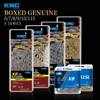 KMC Chain 6 7 8 9 10 11 speed X8 X9 X10 X11 with titanium gold silver for mtb road bicycle giant bike accessories cycling parts
KMC Chain 6 7 8 9 10 11 speed X8 X9 X10 X11 with titanium gold silver for mtb road bicycle giant bike accessories cycling parts