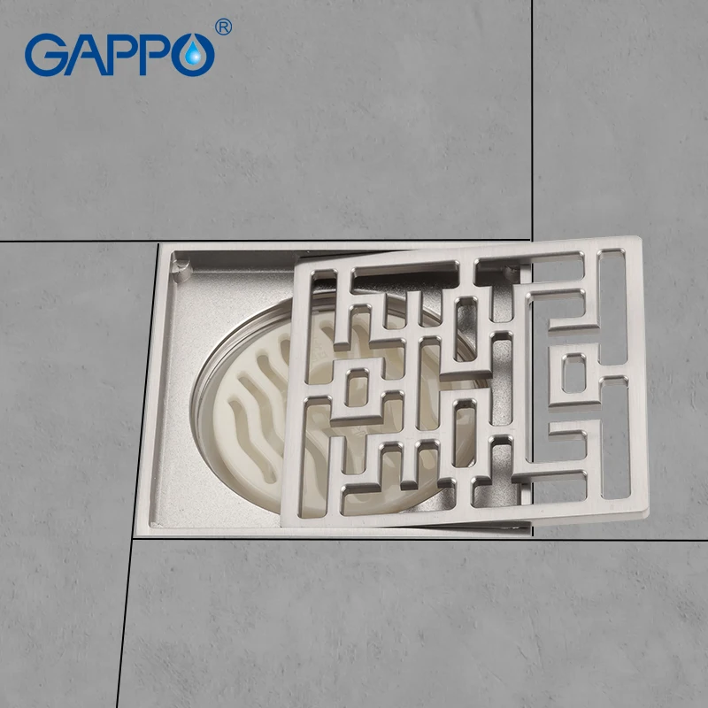 

GAPPO Drains stainless steel floor drains waste drain water drains strainer anti-odor bathroom floor covers