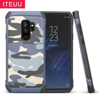 ITEUU Army Camouflage Hard Case for Samsung Galaxy S9 S9 Plus Cases TPU PC Anti-knock Shockproof Camo Back Cover Shell S9PLUS
ITEUU Army Camouflage Hard Case for Samsung Galaxy S9 S9 Plus Cases TPU PC Anti-knock Shockproof Camo Back Cover Shell S9PLUS