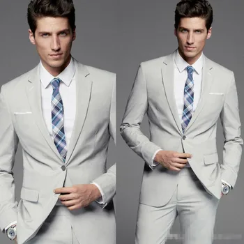 Custom Made Fashion ridegroom Silver Groom Tuxedos Best Man Suit Wedding Gentleman Suits For Man Two Pieces Blazer(Jacket+Pants)
Custom Made Fashion ridegroom Silver Groom Tuxedos Best Man Suit Wedding Gentleman Suits For Man Two Pieces Blazer(Jacket+Pants)