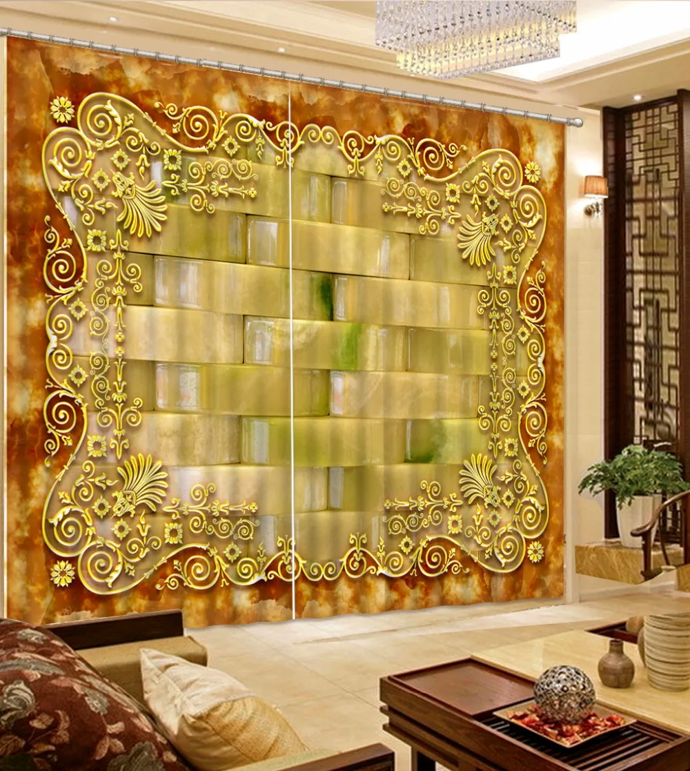 High Quality Curtains For Bedroom Jade Carving Blackout Curtains Decorations For Home Window Curtains
High Quality Curtains For Bedroom Jade Carving Blackout Curtains Decorations For Home Window Curtains