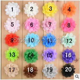 Hair Flowers For Headbands 2 Inch Fabric Chiffon Flowers Without Clips Girls Hair accessories 60pcs/lot Free Shipping XF23
Hair Flowers For Headbands 2 Inch Fabric Chiffon Flowers Without Clips Girls Hair accessories 60pcs/lot Free Shipping XF23