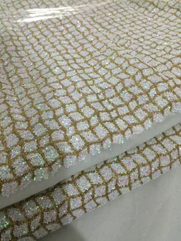 tulle lace with glued glitter fashion Cyndi-1010338 african glitter lace fabric for party dress 5yard/lot embroidered
tulle lace with glued glitter fashion Cyndi-1010338 african glitter lace fabric for party dress 5yard/lot embroidered