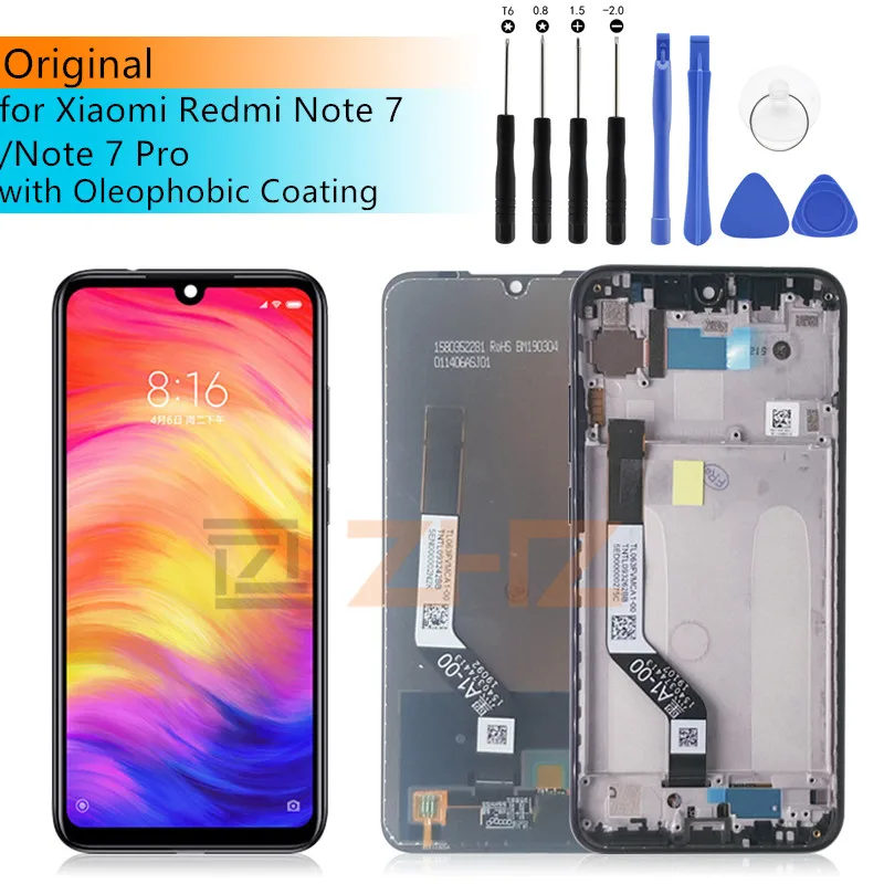 Original for xiaomi Redmi Note 7 LCD display touch screen digitizer Assembly for redmi note7 pro lcd+frame 10 touch repair parts
Original for xiaomi Redmi Note 7 LCD display touch screen digitizer Assembly for redmi note7 pro lcd+frame 10 touch repair parts