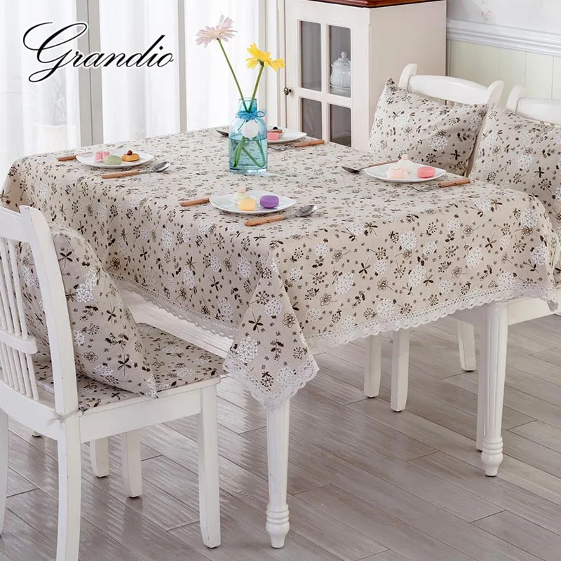 Home Decorative Floral Tablecloth Dandelion Printed Cotton and Linen Blending Fabric Table Cloth with Lace Trim for Dinning
Home Decorative Floral Tablecloth Dandelion Printed Cotton and Linen Blending Fabric Table Cloth with Lace Trim for Dinning