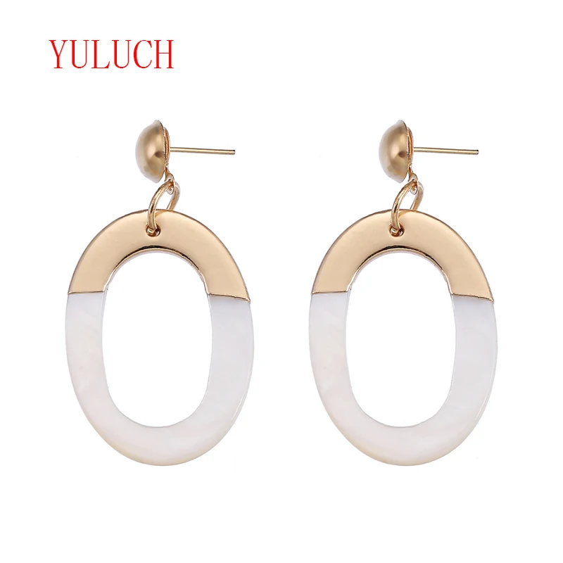 YULUCH Romantic Beach Style Fashion Women's Jewelry Accessories Zinc Alloy Inlaid Shell Hollow Out Round Ear Studs Popular Gift
YULUCH Romantic Beach Style Fashion Women's Jewelry Accessories Zinc Alloy Inlaid Shell Hollow Out Round Ear Studs Popular Gift