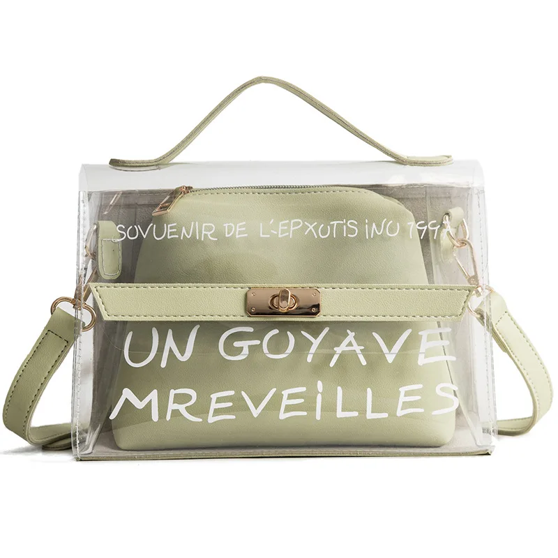 Korean Version of The Tide Jelly Bag Hand Wild Transparent Bags Shoulder Messenger Bag Luxury Handbags High Quality Clutch 2018
Korean Version of The Tide Jelly Bag Hand Wild Transparent Bags Shoulder Messenger Bag Luxury Handbags High Quality Clutch 2018