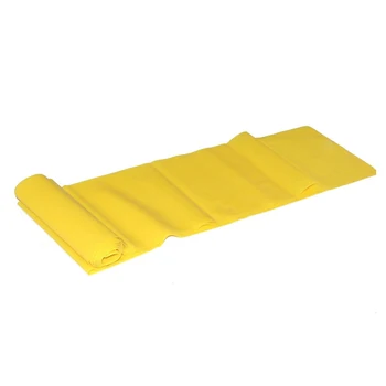 Yellow 1.5m Yoga Pilates Rubber Stretch Resistance Exercise Fitness Band 
Yellow 1.5m Yoga Pilates Rubber Stretch Resistance Exercise Fitness Band