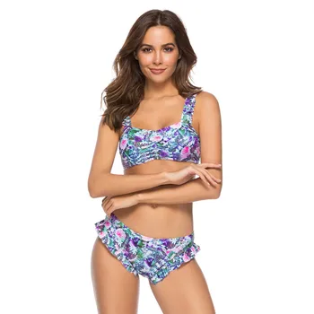 Bikinis Female 2019 Flowers Bikinis Women Swimsuit Girls Push Up Bikini Ruffle Swimwear Brazilian Bathing Suit Beachwear
Bikinis Female 2019 Flowers Bikinis Women Swimsuit Girls Push Up Bikini Ruffle Swimwear Brazilian Bathing Suit Beachwear