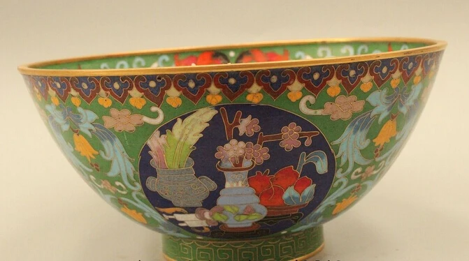 wholesale factory 4" Marked Chinese Cloisonne Bronze 24K Gold Longevity Dragon Flower Symbol Bowl
wholesale factory 4" Marked Chinese Cloisonne Bronze 24K Gold Longevity Dragon Flower Symbol Bowl