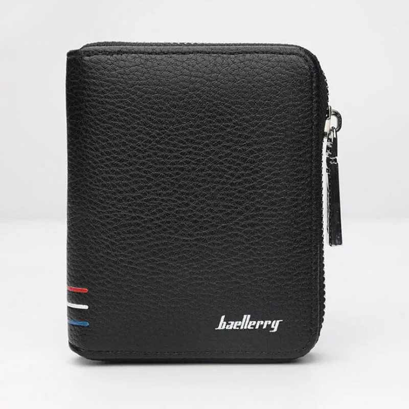 High Quality Leather Men Wallets Brand Zip Wallet Short Male Purse Card Holder Wallet Men Boys Slim Wallets Small Business Walet
High Quality Leather Men Wallets Brand Zip Wallet Short Male Purse Card Holder Wallet Men Boys Slim Wallets Small Business Walet