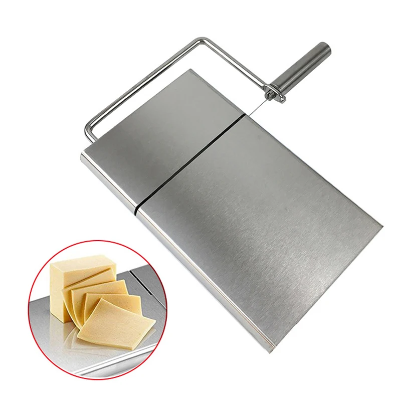 Stainless Steel Cheese Slicer Butter Cutting Board Table Knife Cooking Baking | Дом и сад