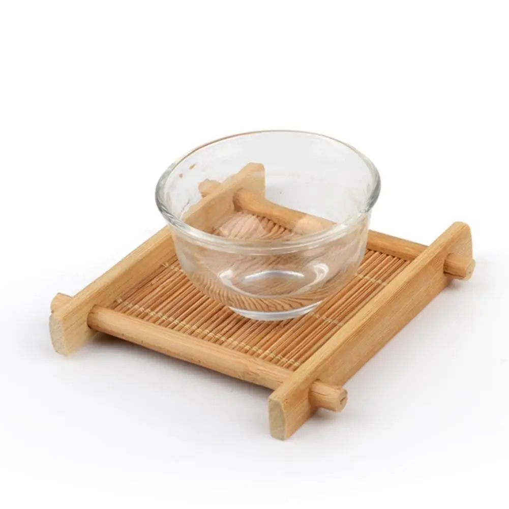 1Pc Bamboo Tea Cup Mat Wooden Coaster Tea Set Kitchen Accessories Placemat Cup Holder Dish Pot Pads Heat Insulation Sauce
1Pc Bamboo Tea Cup Mat Wooden Coaster Tea Set Kitchen Accessories Placemat Cup Holder Dish Pot Pads Heat Insulation Sauce