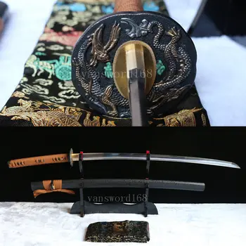 Full Tang Hand forge 1060 High carbon steel Japanese Samurai Sword katana sharp.
Full Tang Hand forge 1060 High carbon steel Japanese Samurai Sword katana sharp.