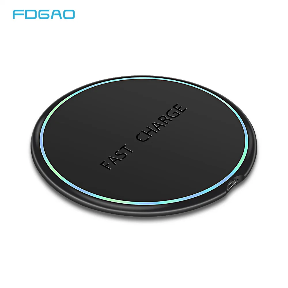 FDGAO 10W Wireless Charger For iPhone X XS Max XR 8 Plus Samsung S10 S9 Note 9 8 Mini Fast Charger QI Wireless Charging Pad
FDGAO 10W Wireless Charger For iPhone X XS Max XR 8 Plus Samsung S10 S9 Note 9 8 Mini Fast Charger QI Wireless Charging Pad