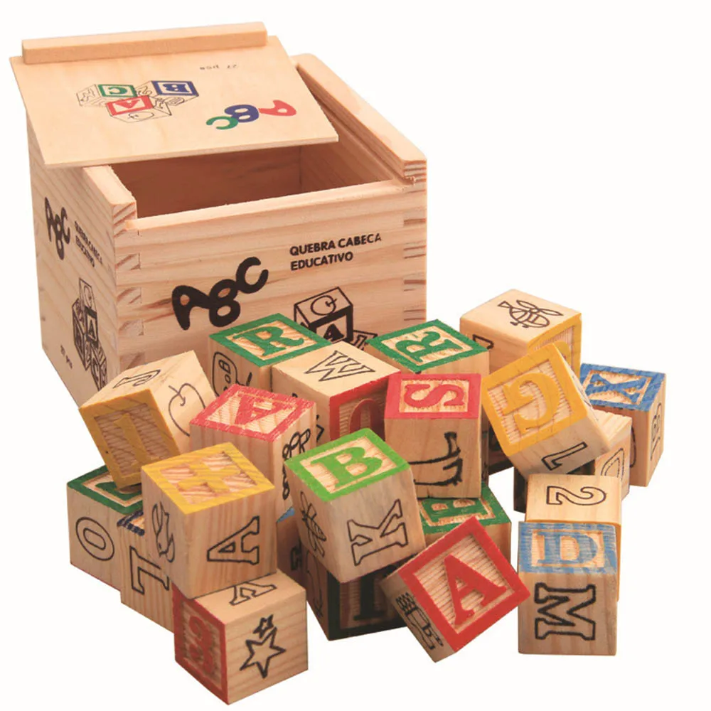 27Pcs/Set Children Learning Wood Alphabet Blocks Letters Stacking Building Blocks Educational Toys
27Pcs/Set Children Learning Wood Alphabet Blocks Letters Stacking Building Blocks Educational Toys