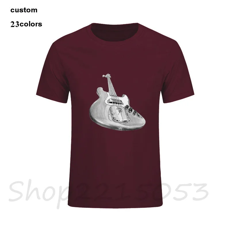 New summer F Bass Guitar brand fender Men t shirt soft modal top Short Sleeve O Neck rock T-shirt Hot Sale print boy tees tshirt
New summer F Bass Guitar brand fender Men t shirt soft modal top Short Sleeve O Neck rock T-shirt Hot Sale print boy tees tshirt