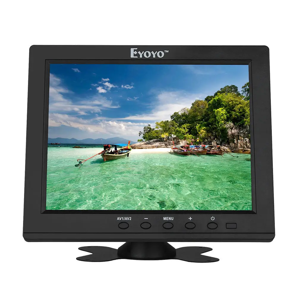 Eyoyo S801H86 мини 8 "дюймовый ips lcd цветной 800x600 монитор HDMl BNC AV VGA для CCTV DVR FPV VCD камера