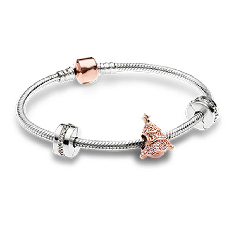 NEW Newest Original 925 Sterling Silver Twinkling Christmas Tree Charm Fit Bracelets Rose & Clear CZ Women Gift DIY Jewelry
NEW Newest Original 925 Sterling Silver Twinkling Christmas Tree Charm Fit Bracelets Rose & Clear CZ Women Gift DIY Jewelry