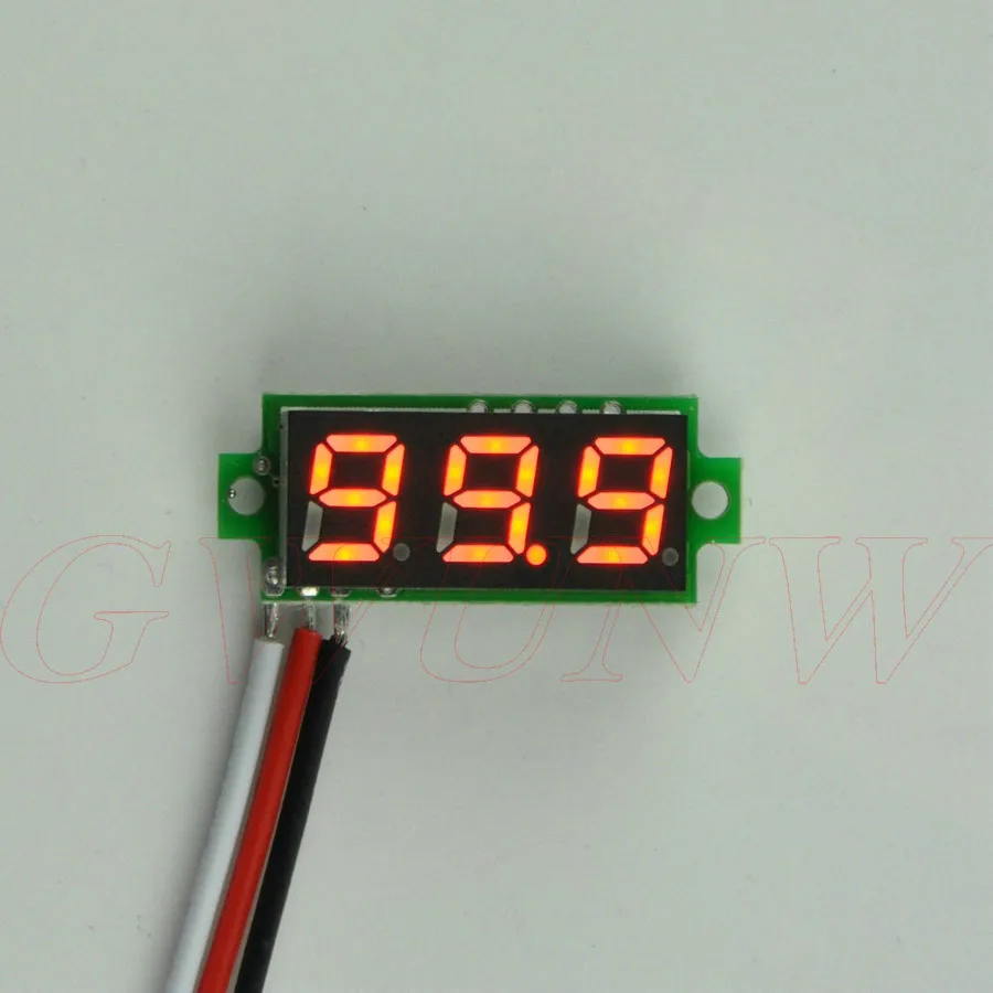 GWUNW BY328V DC 0-100V 3 bit digital Mini voltmeter Panel Meter Voltage Tester Meter
GWUNW BY328V DC 0-100V 3 bit digital Mini voltmeter Panel Meter Voltage Tester Meter