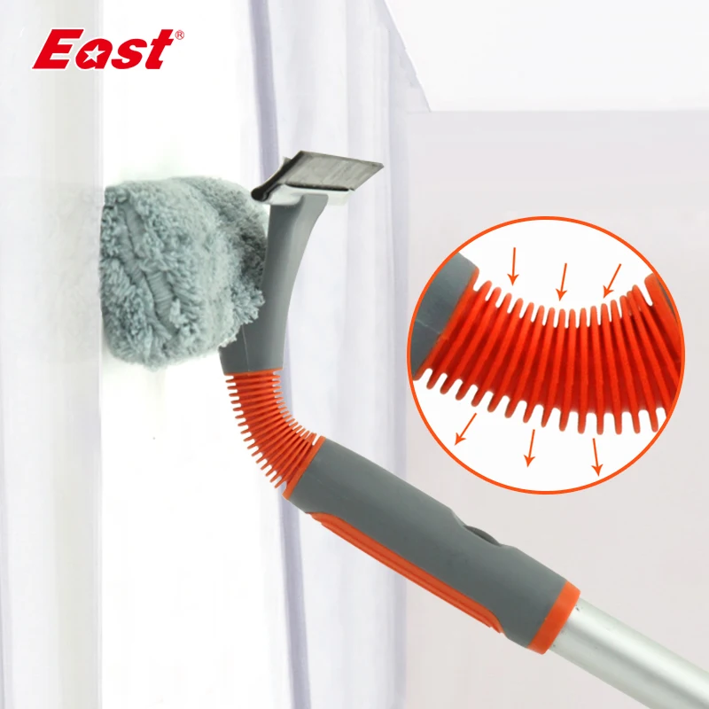 East 2.62-4.4 Feet Long Pole Glass Window Squeegee Brush Microfiber Retractable Elastic Window Cleaner Home Cleaning Tool ES1780
East 2.62-4.4 Feet Long Pole Glass Window Squeegee Brush Microfiber Retractable Elastic Window Cleaner Home Cleaning Tool ES1780