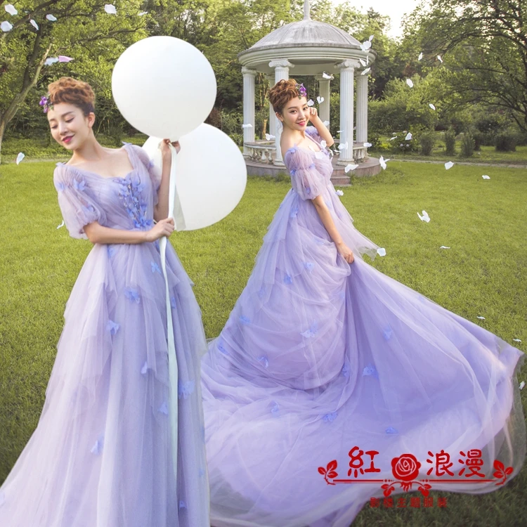 light lavender flower bubble sleeve princess court ball gown medieval dress Renaissance Gown Victorian/Marie Antoinette 
light lavender flower bubble sleeve princess court ball gown medieval dress Renaissance Gown Victorian/Marie Antoinette
