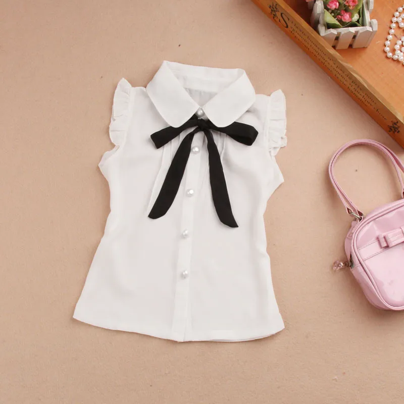 2-15Y Summer Baby Teenage Girls Blouse Child White Chiffon Bow Sleeveless School Girl Tops Fashionable Shirts For Kids JW1119
2-15Y Summer Baby Teenage Girls Blouse Child White Chiffon Bow Sleeveless School Girl Tops Fashionable Shirts For Kids JW1119
