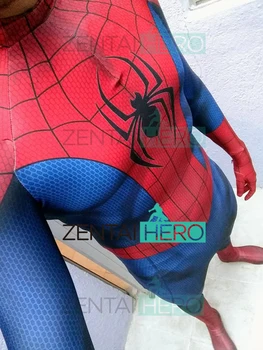 Free Shipping DHL 3D Printed Ultimate Spider-Man Cosplay Costume Male Bodysuit Superhero Tight Zentai Spidey Halloween Costume 
Free Shipping DHL 3D Printed Ultimate Spider-Man Cosplay Costume Male Bodysuit Superhero Tight Zentai Spidey Halloween Costume