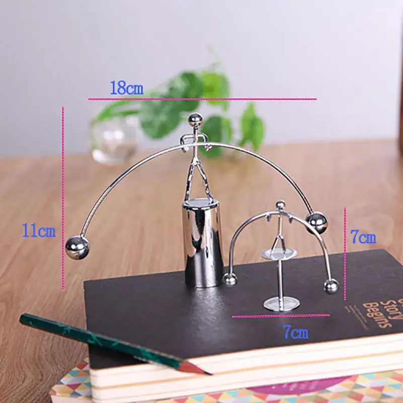 Balance Perpetual Motion Weightlifting Iron Man Ball Crafts Toy Pendulum Newton Metal Figurines Home Office Table Decoration
Balance Perpetual Motion Weightlifting Iron Man Ball Crafts Toy Pendulum Newton Metal Figurines Home Office Table Decoration