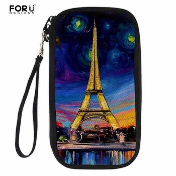 FORUDESIGNS Eiffel Tower Painting Women Passport Cover Wallet Fashion Girls Coin Purse Bags Carteira Feminina Credit Card Cases
FORUDESIGNS Eiffel Tower Painting Women Passport Cover Wallet Fashion Girls Coin Purse Bags Carteira Feminina Credit Card Cases