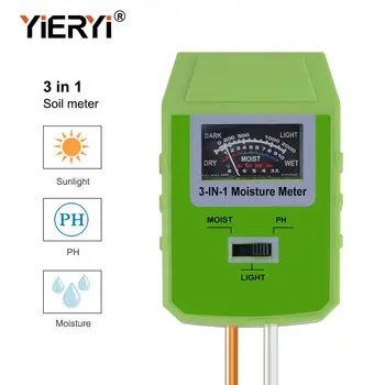 yieryi 3 in1 Analog Soil Meter Plant Flowers Soil Moisture Light PH Meter Tester High Quality Arrive for Professional Garden
yieryi 3 in1 Analog Soil Meter Plant Flowers Soil Moisture Light PH Meter Tester High Quality Arrive for Professional Garden