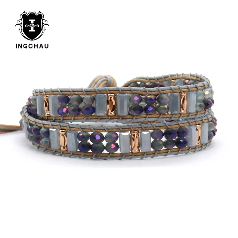 2018 Glass Beads Boho Bracelet Handmade Beaded 2 Strands Weaving Tribal Bracelet Women Bohemian Jewelry WB-7
2018 Glass Beads Boho Bracelet Handmade Beaded 2 Strands Weaving Tribal Bracelet Women Bohemian Jewelry WB-7