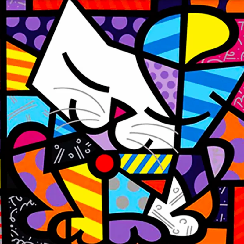 DIY Diamond Painting Cross Stitch Handcraft Embroidery Color Abstract Cat Arts Crafts Sewing Needlework Mosaic kit
DIY Diamond Painting Cross Stitch Handcraft Embroidery Color Abstract Cat Arts Crafts Sewing Needlework Mosaic kit