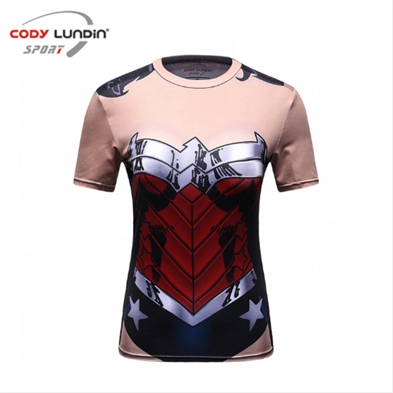 Cody Lundin brand ladies fitness T-shirt quick-drying compression shirt High-stretch Slim T-shirt Gym exercise t-shirt tights
Cody Lundin brand ladies fitness T-shirt quick-drying compression shirt High-stretch Slim T-shirt Gym exercise t-shirt tights