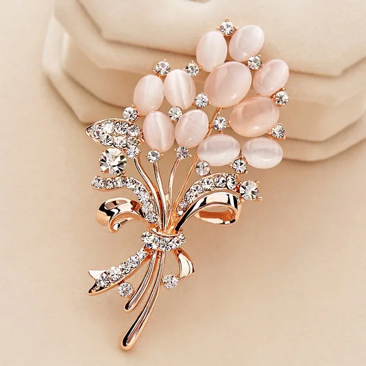 PICKYZ Fashionable Opal Stone Flower Brooch Pin Garment Accessories Birthday Gift brooches for women rhinestone brooch Pin
PICKYZ Fashionable Opal Stone Flower Brooch Pin Garment Accessories Birthday Gift brooches for women rhinestone brooch Pin