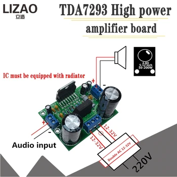 Smart Electronics TDA7293 AC 12V-32V 100W Digital Audio Amplifier Single Channel AMP Board
Smart Electronics TDA7293 AC 12V-32V 100W Digital Audio Amplifier Single Channel AMP Board