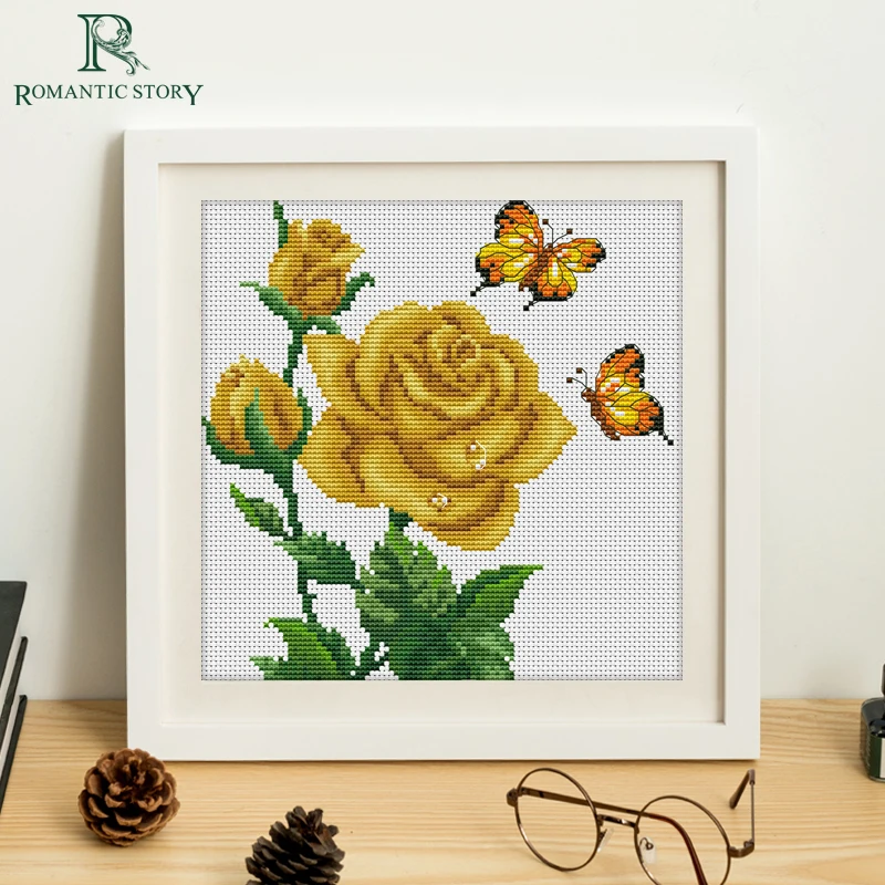 Romantic Story Cross Stitch Set Beginners Needlework Embroidery Children's room cartoon blue plush bear for Cross-stitch kits
Romantic Story Cross Stitch Set Beginners Needlework Embroidery Children's room cartoon blue plush bear for Cross-stitch kits