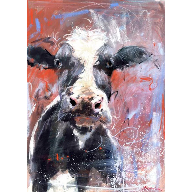 High Quality Hand Painted Abstract Multicolored James Dairy cow Oil Painting Canvas Wall Decoration For Living Room Fine Artwork
High Quality Hand Painted Abstract Multicolored James Dairy cow Oil Painting Canvas Wall Decoration For Living Room Fine Artwork