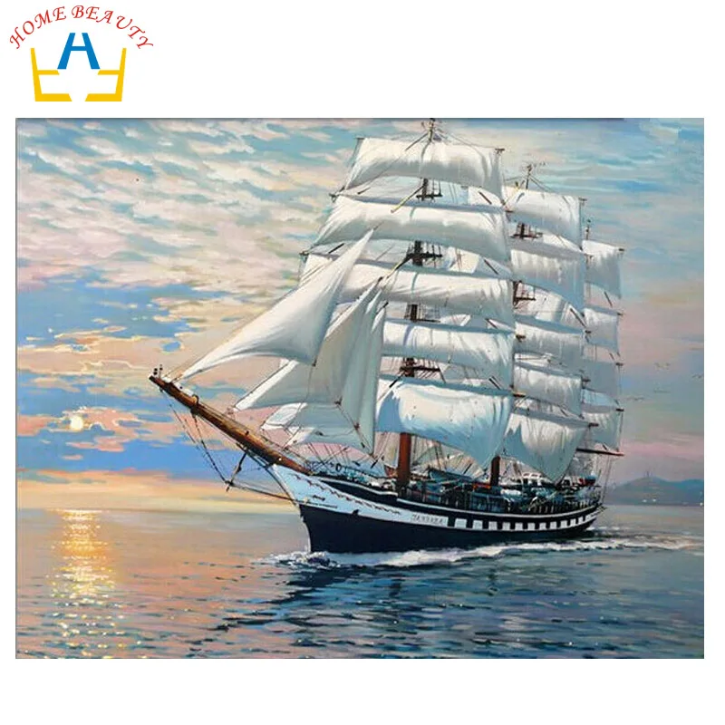 HOME BEAUTY 40x50cm diy digital oil painting by numbers home decoration craft unique gift picture paint on canvas sea boat G423
HOME BEAUTY 40x50cm diy digital oil painting by numbers home decoration craft unique gift picture paint on canvas sea boat G423