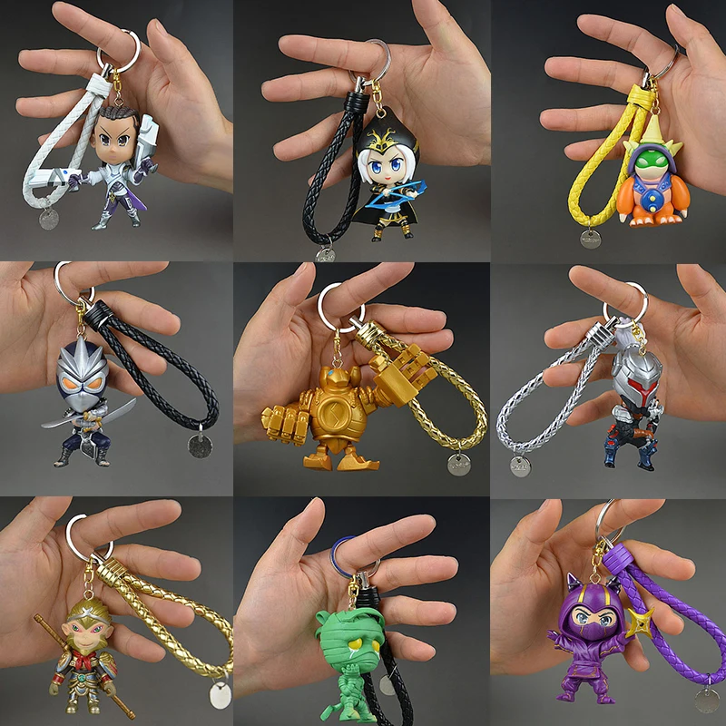 LOL League of Legends figure Monkey King Keychain Decoration Model Toy action-figure Game Heros anime party decor Creative Gift
LOL League of Legends figure Monkey King Keychain Decoration Model Toy action-figure Game Heros anime party decor Creative Gift