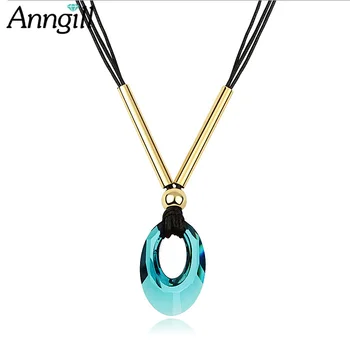Classic Jewelry Crystals From Swarovski Statement Necklaces & Pendants Rope Chain Collier Femme Top Quality Mom Gifts Bijoux
Classic Jewelry Crystals From Swarovski Statement Necklaces & Pendants Rope Chain Collier Femme Top Quality Mom Gifts Bijoux