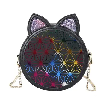 Fashion Round Bag Cute Cat Ears Women Bags Pu Leather Sequin Bling Glitter Shoulder Beach Pack Crossbody Handbag
Fashion Round Bag Cute Cat Ears Women Bags Pu Leather Sequin Bling Glitter Shoulder Beach Pack Crossbody Handbag