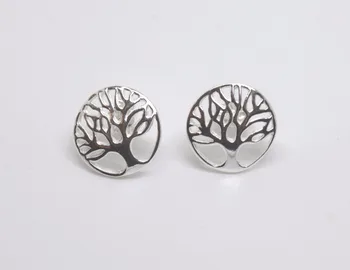 Round Circle Family Tree of Life Earring Palm Prata Chakra Tree Earrings Simple Christmas Tree Stud Earrings for Women
Round Circle Family Tree of Life Earring Palm Prata Chakra Tree Earrings Simple Christmas Tree Stud Earrings for Women