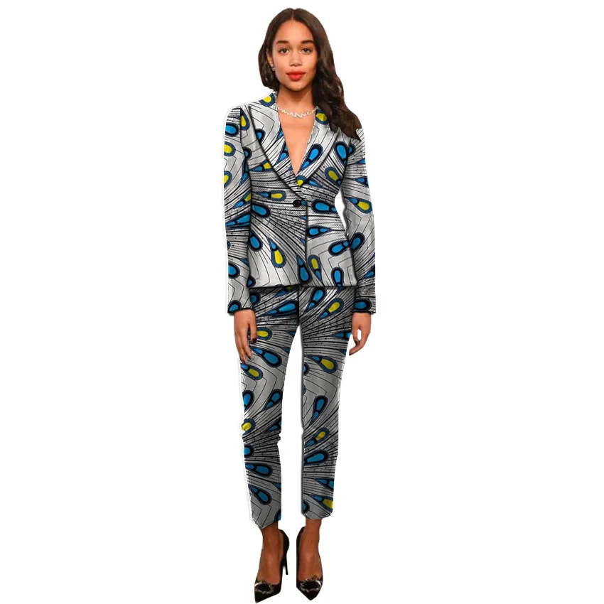 Elegant african print women blazer with pant 2 pieces fashion suits cropped trousers+blazers dashiki outfits africa clothing
Elegant african print women blazer with pant 2 pieces fashion suits cropped trousers+blazers dashiki outfits africa clothing