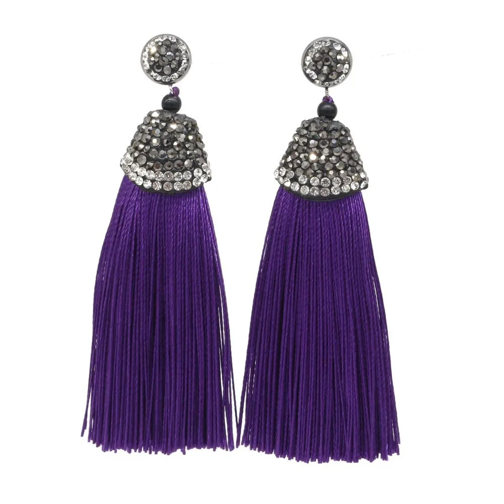 Hot Rhinestones Crystal Tassel Bohemian Drop Earrings Earings Fashion Jewelry Earrings For Women Ohrringe Moda Mujer
Hot Rhinestones Crystal Tassel Bohemian Drop Earrings Earings Fashion Jewelry Earrings For Women Ohrringe Moda Mujer